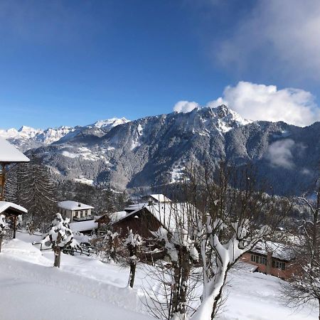 Studio Au Calme, Vue Imprenable Sur La Vallee Leysin Eksteriør bilde