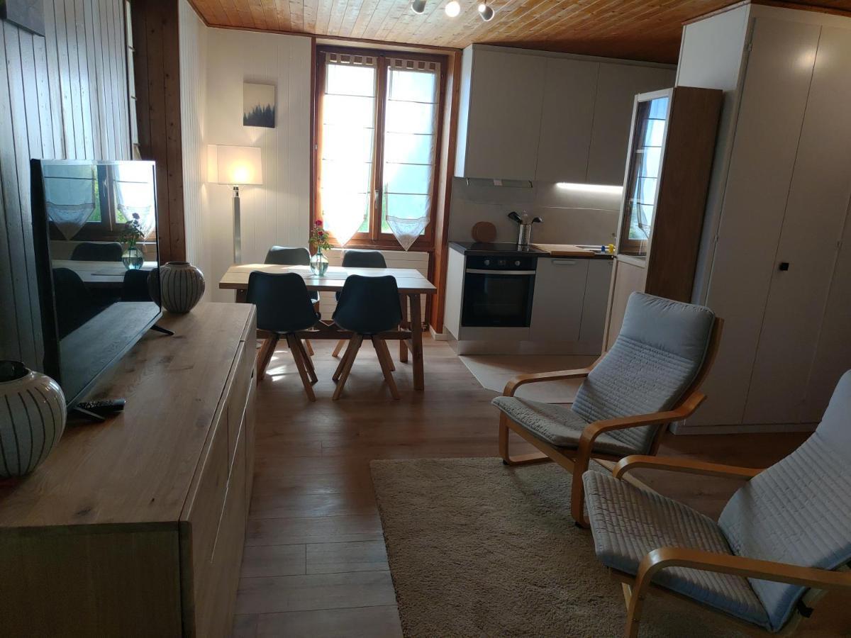 Studio Au Calme, Vue Imprenable Sur La Vallee Leysin Eksteriør bilde