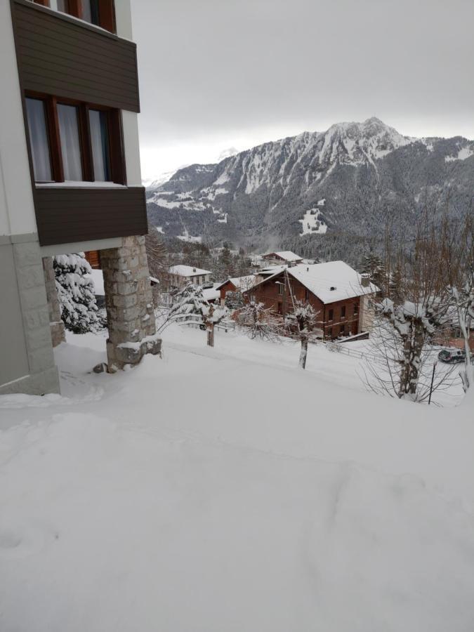 Studio Au Calme, Vue Imprenable Sur La Vallee Leysin Eksteriør bilde